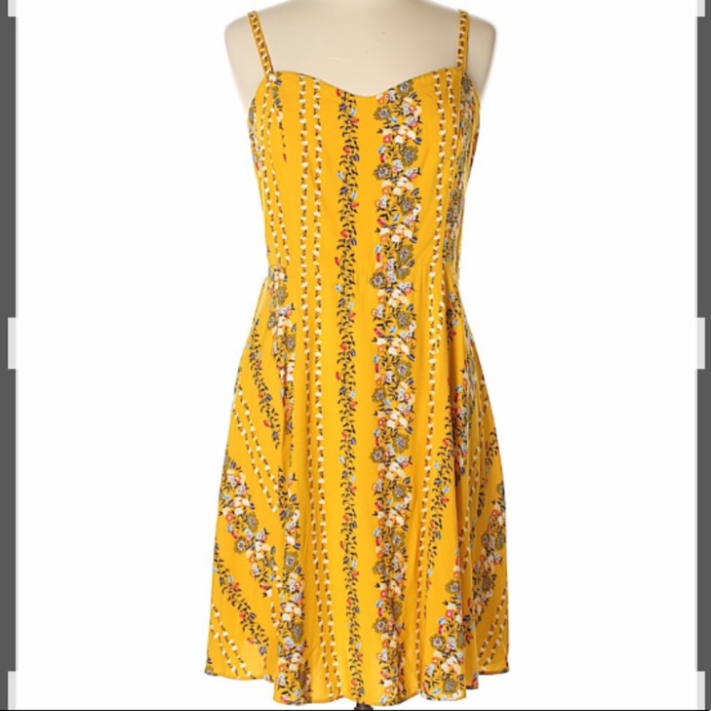 OLD NAVY yellow spring dress🌼🌻🌿